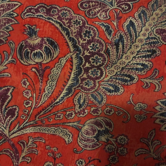 Ralph Lauren Red, Blue and Tan Sleeveless Dress, Sz M - Picture 5 of 5